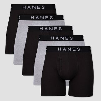 Photo 1 of Hanes Premium Men's 5pk Boxer Briefs - Colors May Vary, XXL

