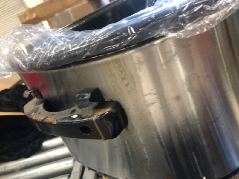 Photo 1 of (NOT FUNCTIONAL; COVERED WITH GREASE) 22 qt. Roaster Oven with Self-Basting Lid in Stainless Steel