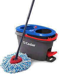 Photo 1 of (MISSING MOPSTICK) O-Cedar EasyWring RinseClean Microfiber Spin Mop & Bucket Floor Cleaning System, Grey
