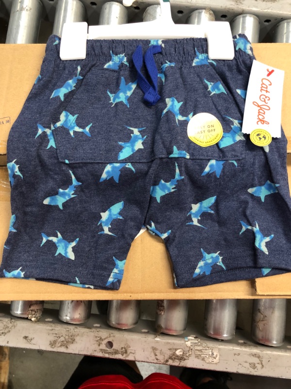 Photo 1 of CASE OF 12 CAT AND JACK BOYS SHORTS SIZE 12M
