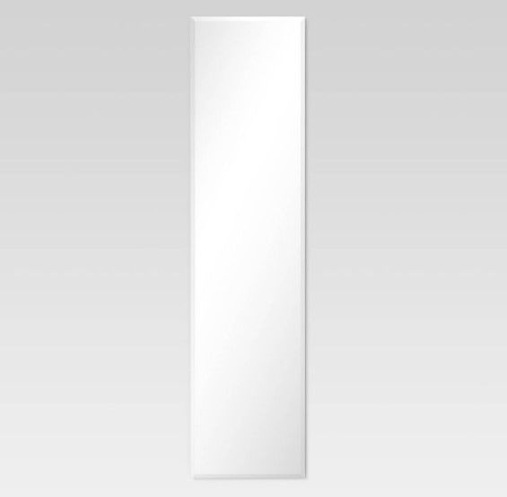 Photo 1 of 12" x 48" Rectangle Frameless Door Mirror - Room Essentials