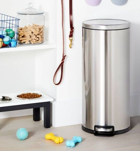 Photo 1 of 30L Round Step Trash Can - Brightroom