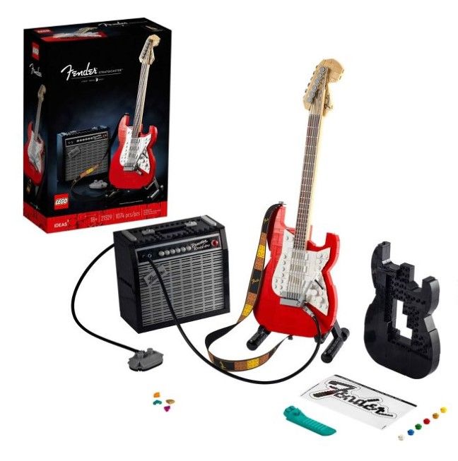 Photo 1 of (Incomplete - Used) LEGO Ideas Fender Stratocaster 21329 Building Set