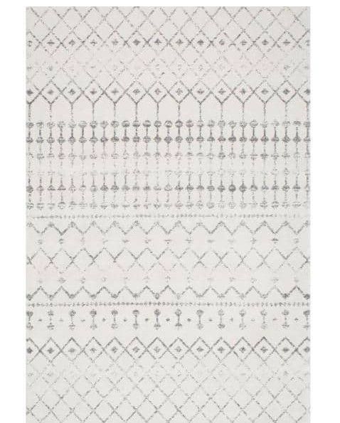 Photo 1 of 
nuLOOM
Blythe Modern Moroccan Trellis Gray 8 ft. x 10 ft. Area Rug