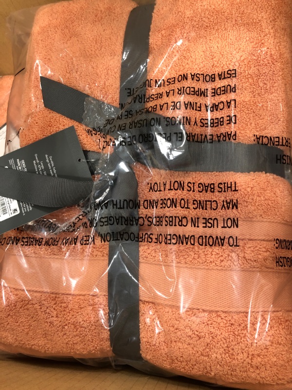 Photo 2 of 2pc Performance Bath Towel Set Coral - Threshold
