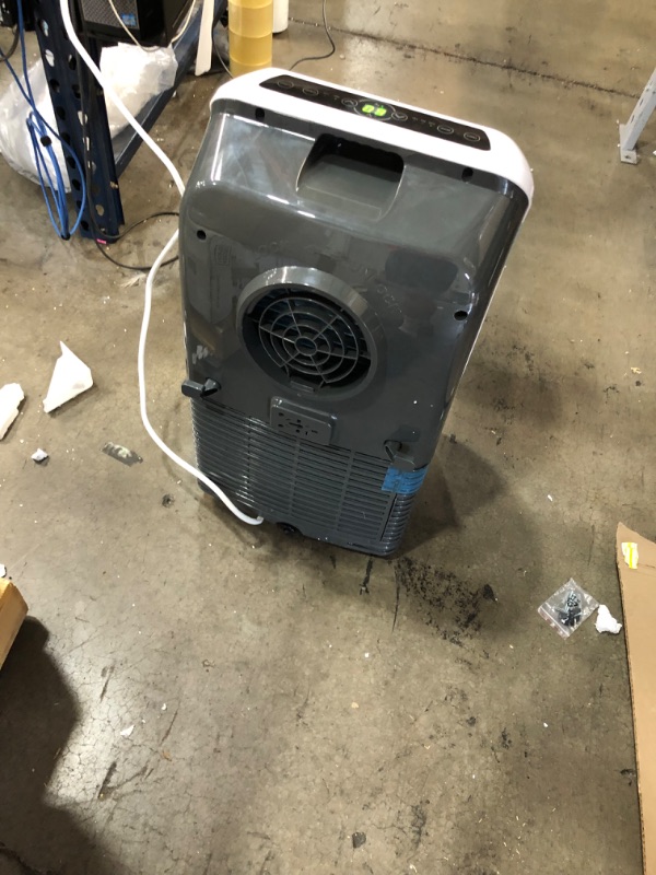 Photo 6 of (MISSING REMOTE/MANUAL; NOT FUNCTIONING COOLING) Portable Electric Air Conditioner Unit - 900W 8000 BTU Power Plug In AC Cold Indoor Room Conditioning System w/ Cooler, Dehumidifier, Fan, Exhaust Hose, Window Seal, Wheels, Remote - SereneLife SLPAC8