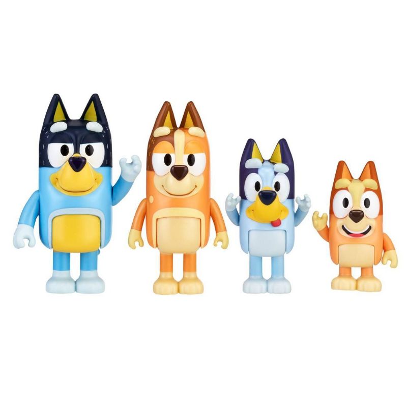 Photo 1 of Bluey Figure, Pack of 4 - Yellow
