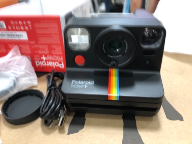 Photo 2 of Polaroid Now+ Instant Film Camera - Black

