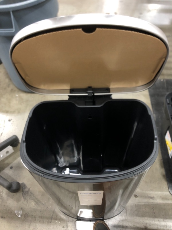 Photo 4 of 45L D Shape Step Trash Can - Brightroom™- 11.8 gallons

