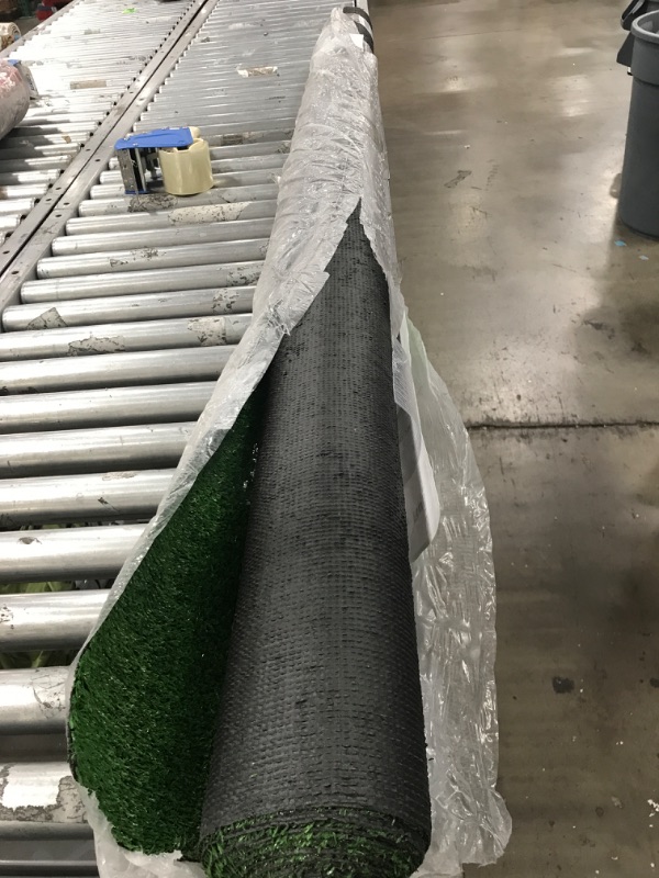 Photo 3 of 6'6"x9'3" - Green Artificial Grass Turf 