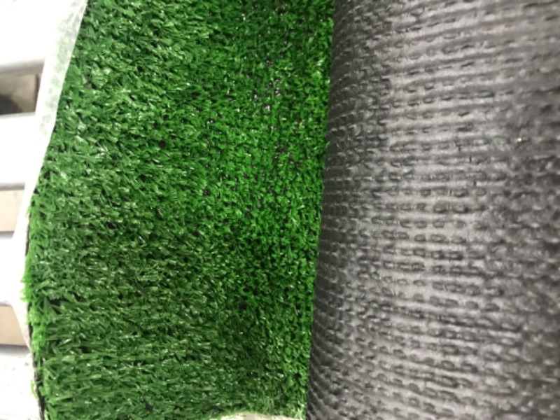 Photo 2 of 6'6"x9'3" - Green Artificial Grass Turf 