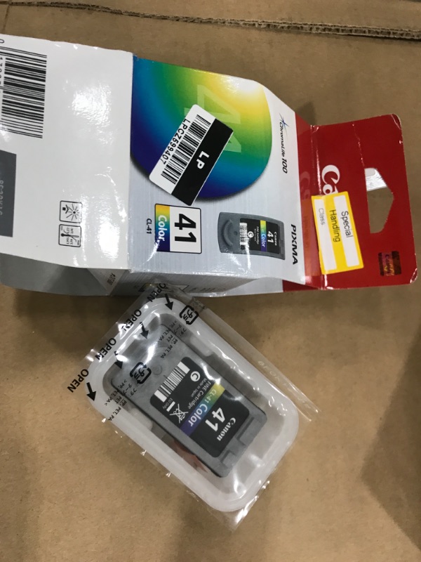 Photo 2 of 40 & 41 Single Ink Cartridges - Black, Tri-color

