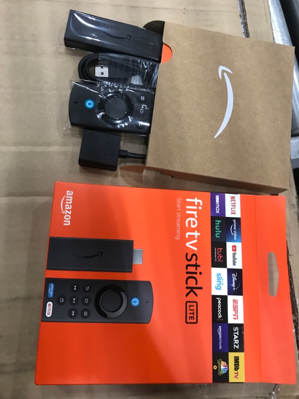 Photo 2 of Amazon Fire TV Stick Lite with Latest Alexa Voice Remote Lite (No TV controls), HD streaming Device