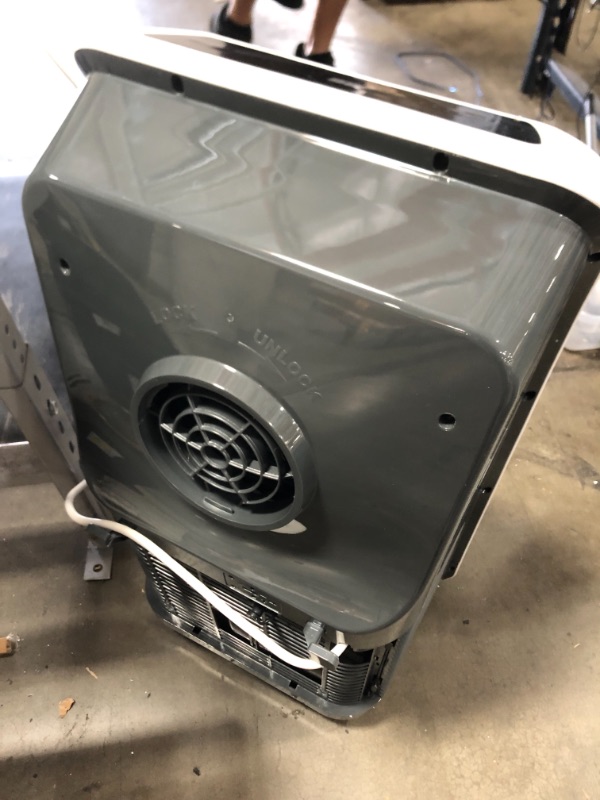 Photo 1 of SereneLife SLPAC10 Portable Air Conditioner Compact Home AC Cooling Unit with Built-in Dehumidifier & Fan Modes, Quiet Operation, Includes Window Mount Kit, 10,000 BTU, White
