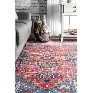 Photo 1 of NuLoom Vintage Sherita Red 9' 10 x 13' 8 Area Rug 