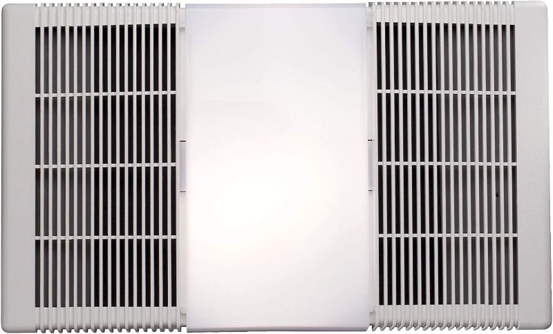 Photo 1 of Broan-Nutone 668RP Ceiling Bathroom Exhaust Fan and Light Combo, 100-Watt Incandescent Lighting, 4.0 Sones, 70 CFM , White
