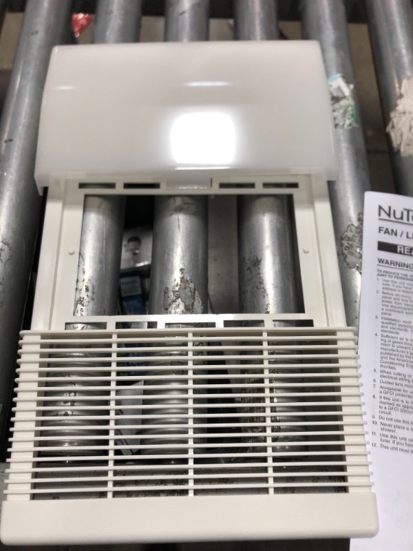 Photo 2 of Broan-Nutone 668RP Ceiling Bathroom Exhaust Fan and Light Combo, 100-Watt Incandescent Lighting, 4.0 Sones, 70 CFM , White
