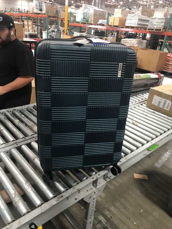 Photo 1 of American Tourister 28" Checkered Hardside Suitcase - Teal
