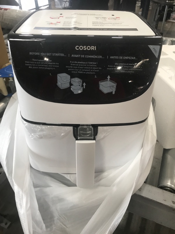 Photo 2 of *NONFUNCTIONAL* Cosori Air Fryer Max XL (100 Recipes) Digital Hot Oven Cooker, One Touch Screen with 13 Cooking Functions, Preheat and Shake Reminder, 5.8 QT, Creamy White
