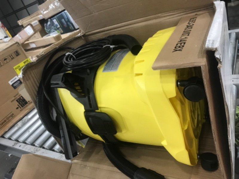 Photo 2 of ***PARTS ONLY*** Karcher WD 4 Multi-Purpose 5.3 Gal. Wet/Dry Shop Vacuum Cleaner with Attachments - 1800W