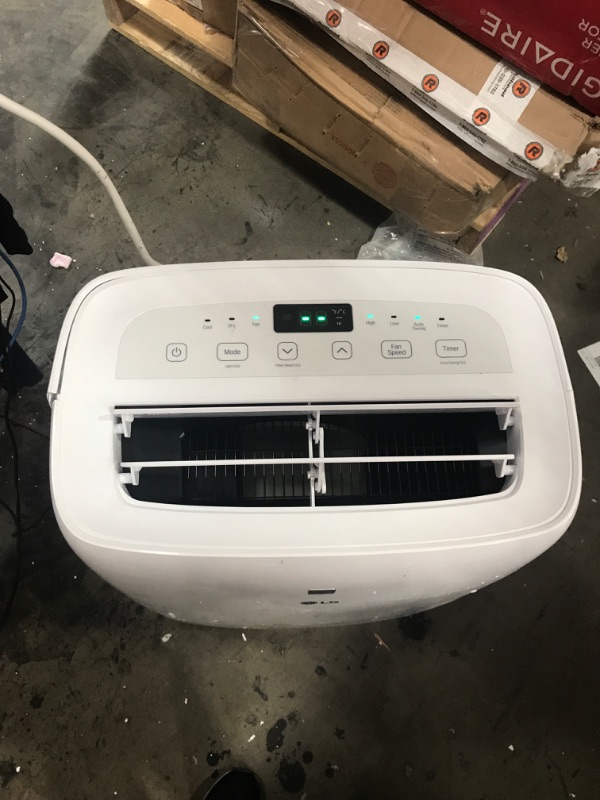 Photo 3 of LG 6,000 BTU (DOE) / 8,000 BTU (ASHRAE) Portable Air Conditioner, Cools 250 Sq.Ft. (10' x 25' room size), Quiet Operation, LCD Remote, Window Installation Kit Included, 115V
