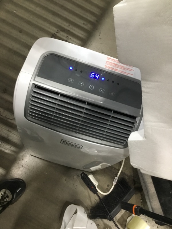 Photo 2 of BLACK+DECKER 8,000 BTU Portable Air Conditioner with Remote Control, White
