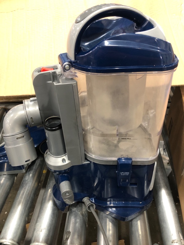 Photo 2 of Shark NV360 Navigator Lift-Away Deluxe Upright Vacuum with Large Dust Cup Capacity, HEPA Filter, Swivel Steering, Upholstery Tool & Crevice Tool, Blue
