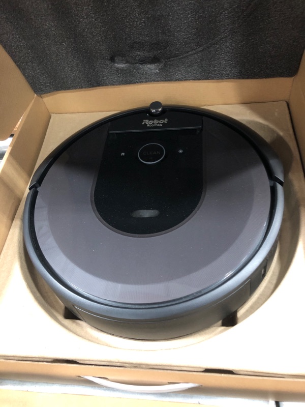 Photo 2 of iRobot Roomba i7+ (7550) Robot Vacuum with Automatic Dirt Disposal - Empties Itself for up to 60 days, Wi-Fi Connected, Smart Mapping, Works with Alexa, Ideal for Pet Hair, Carpets, Hard Floors, Black
