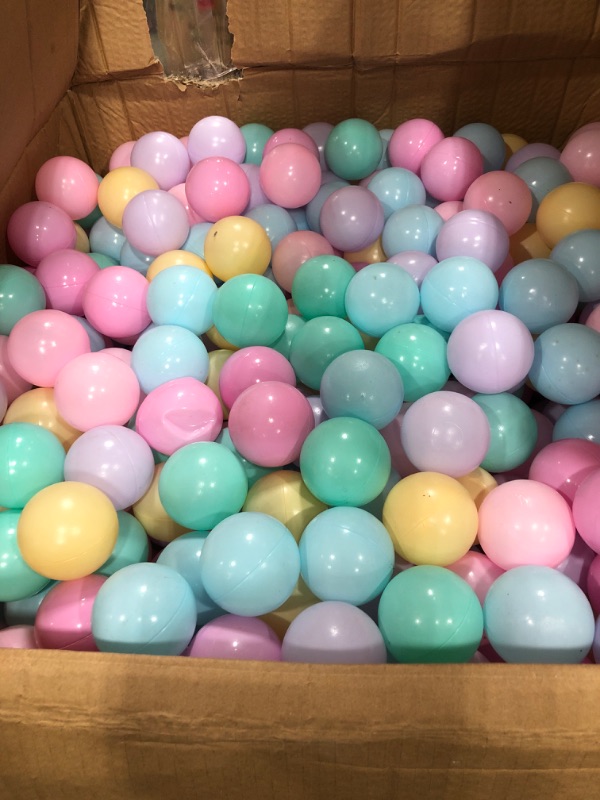 Photo 2 of Balls for Ball Pit Reusable Baby 200 Ball Pit Balls BPA Free Phthalate Free Crush Proof Plastic Balls for Ball Pit,Kids Ball Pit
