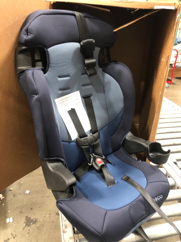Photo 2 of Cosco Finale DX 2-in-1 Booster Car Seat, Sport Blue
