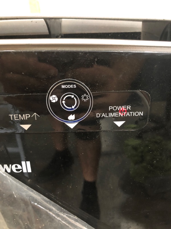 Photo 3 of Honeywell (Black/Silver) Classic Portable Air Conditioner w Dehumidifier & Fan, Cools Rooms Up to 700 Sq. Ft. w Drain Pan & Insulation Tape, MN4CFS9, 29.400
