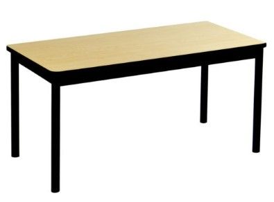 Photo 1 of Correll LR3072 High Pressure Laminate Top Rectangle Library Table 30 W x 72 L
