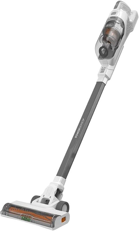 Photo 1 of BLACK+DECKER POWERSERIES+ 20V MAX Cordless Stick Vacuum with LED Floor Lights, Lightweight, Multi-Surface (BHFEA520J) , Gray
