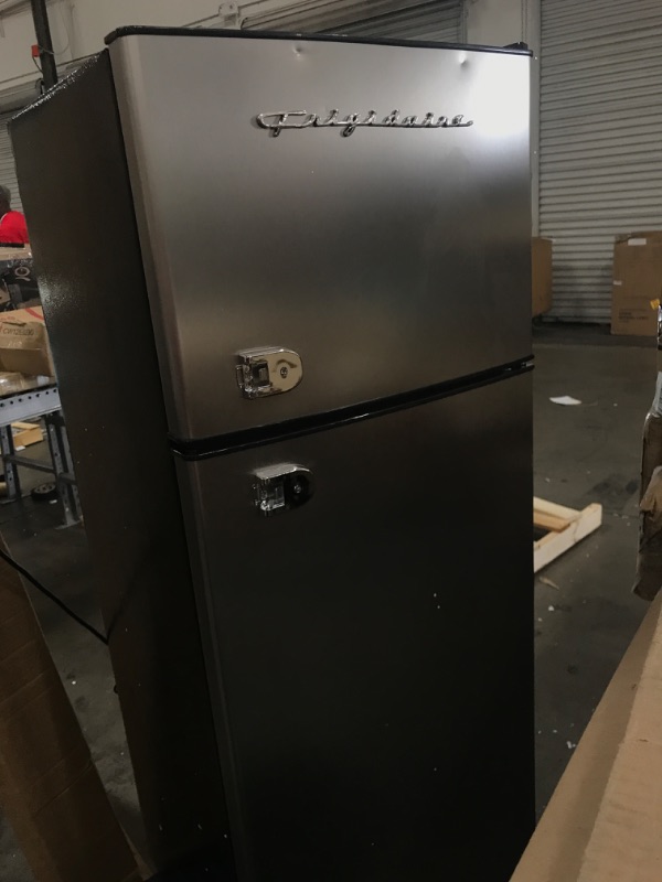 Photo 2 of Frigidaire EFR751, 2 Door Apartment Size Refrigerator with Freezer, 7.2 cu ft, Platinum Series, Stainless Steel, 7.5
