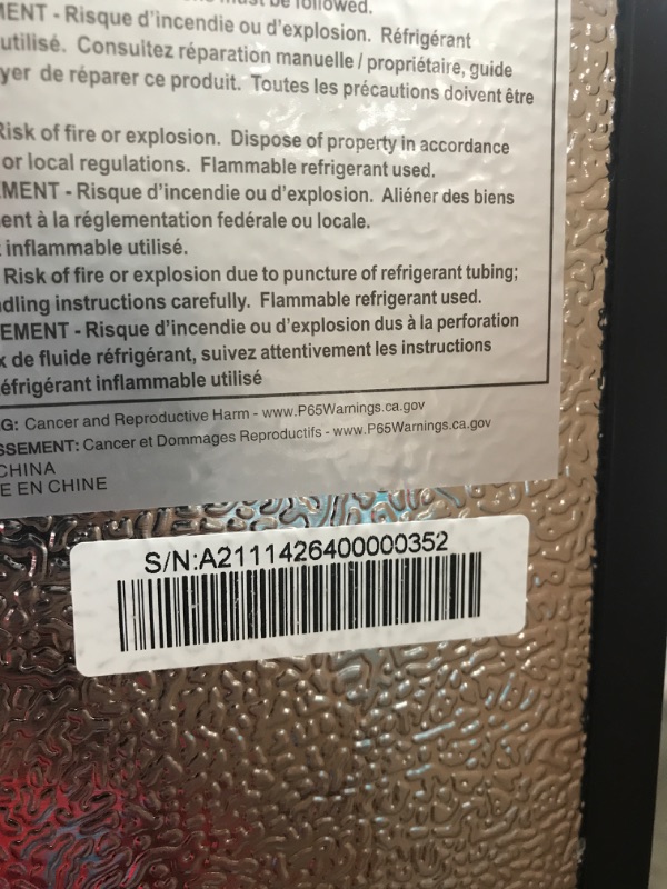 Photo 6 of Frigidaire EFR751, 2 Door Apartment Size Refrigerator with Freezer, 7.2 cu ft, Platinum Series, Stainless Steel, 7.5
