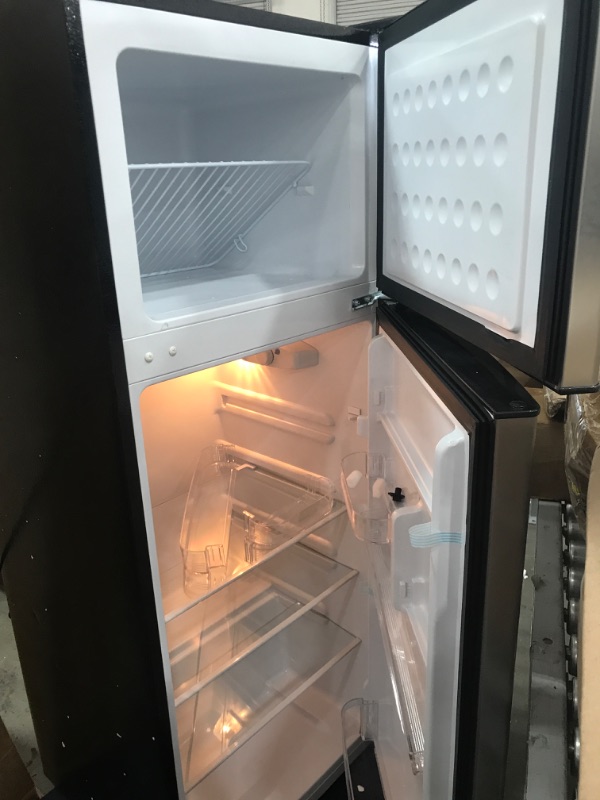 Photo 4 of Frigidaire EFR751, 2 Door Apartment Size Refrigerator with Freezer, 7.2 cu ft, Platinum Series, Stainless Steel, 7.5
