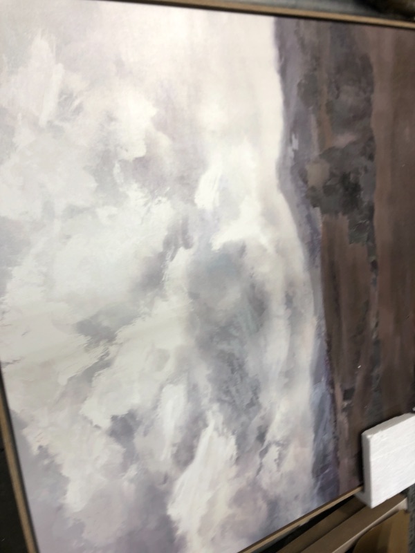 Photo 1 of 33" x 33" Cloudy Sky Framed Wall Canvas Blue - Threshold™ designed with Studio McGee

