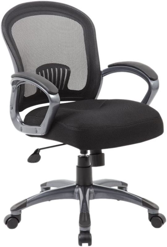 Photo 1 of Boss Office Products (BOSXK) Mid Back Ergonomic Task Chair, Black
