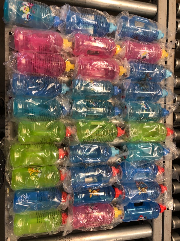 Photo 1 of 30 pack - baby water bottles assorted colors