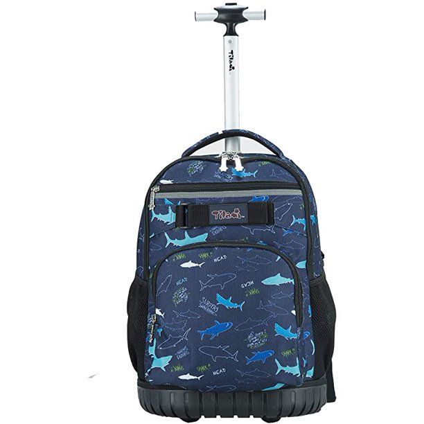 Photo 1 of Tilami Rolling Backpack Armor Luggage School Travel Book Laptop 18 Inch Multifunction Wheeled Backpack Students
