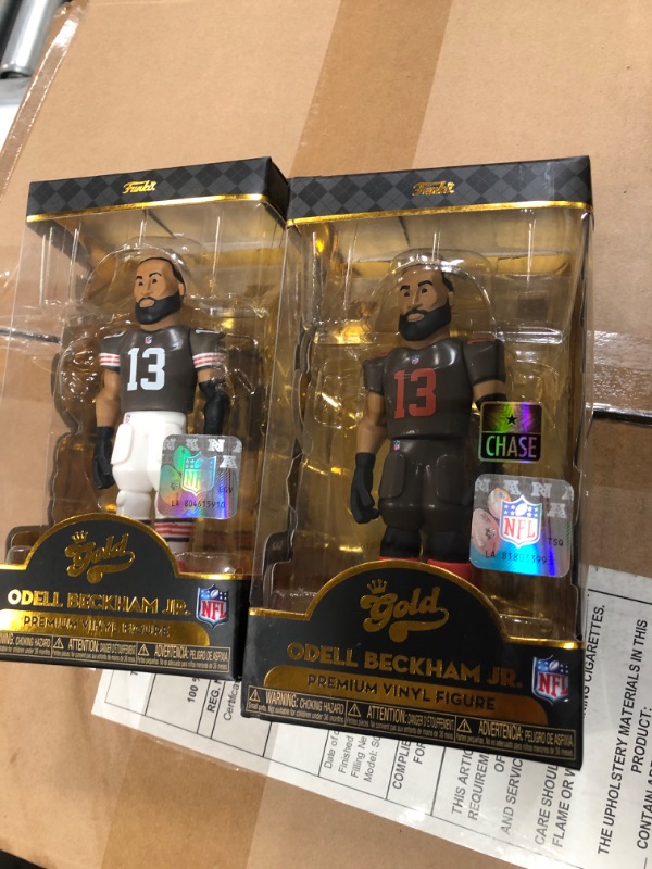 Photo 2 of 2 PACK*
NFL Cleveland Browns Odell Beckham Jr. Home Uniform Vinyl Gold
1 CHASE
