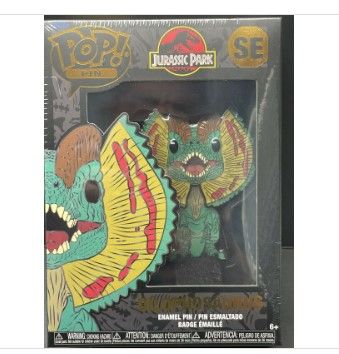 Photo 1 of 2 pk Funko POP! Pins: Jurassic Park Dilophosaurus

