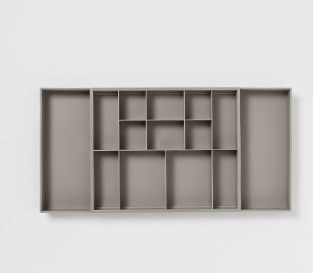 Photo 1 of 2 pk Expandable Drawer Organizer Gray - Room Essentials™
