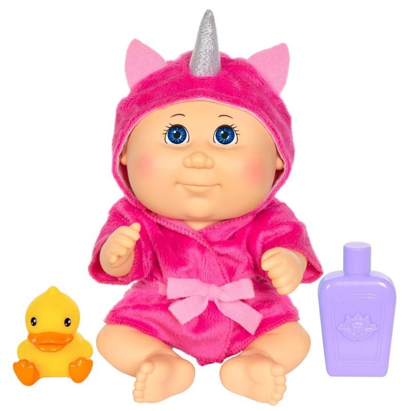 Photo 1 of Cabbage Patch Kids Bubble 'n Bath - Unicorn Robe Blue Eyes 1
