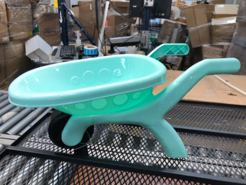 Photo 2 of 3 PACK*
Kids Plastic Wheelbarrow-Teal
