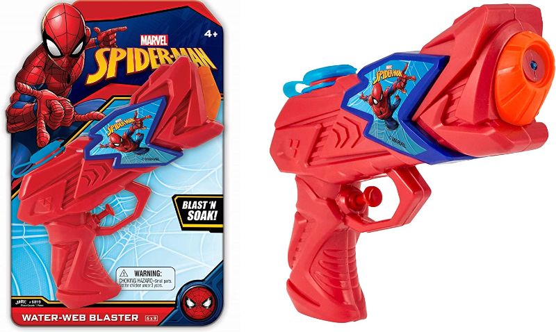 Photo 1 of 3 PACK*
Marvel Spiderman Water Squirt Gun Toys (1 Pack) Avengers Water Gun Soaker for Kids & Adults Small Water Squirt Guns Toy Fun. Dog Training & Cat Training Toy. Party Fun Toy Pool Toy 6819-1
