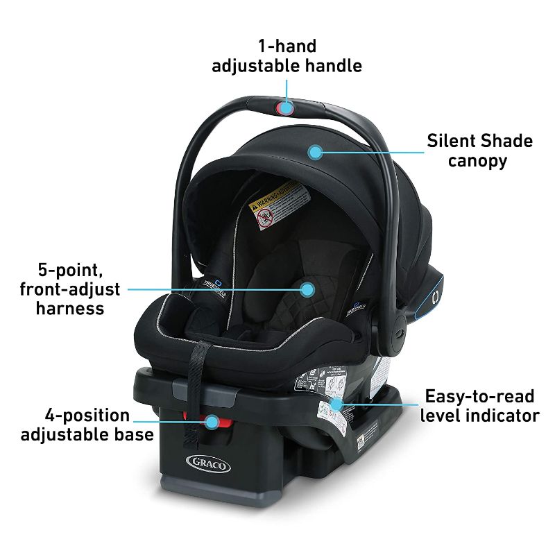 Photo 1 of Graco SnugRide SnugLock 35 LX Infant Car Seat, Baby Car Seat Featuring TrueShield Side Impact Technology
