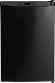 Photo 1 of (DENTED; UNEVEN DOOR) Danby Designer DAR044A4BDD-6 4.4 Cu.Ft. Mini Fridge, Compact Refrigerator for Bedroom, Living Room, Bar, Dorm, Kitchen, Office, E-Star in Black
