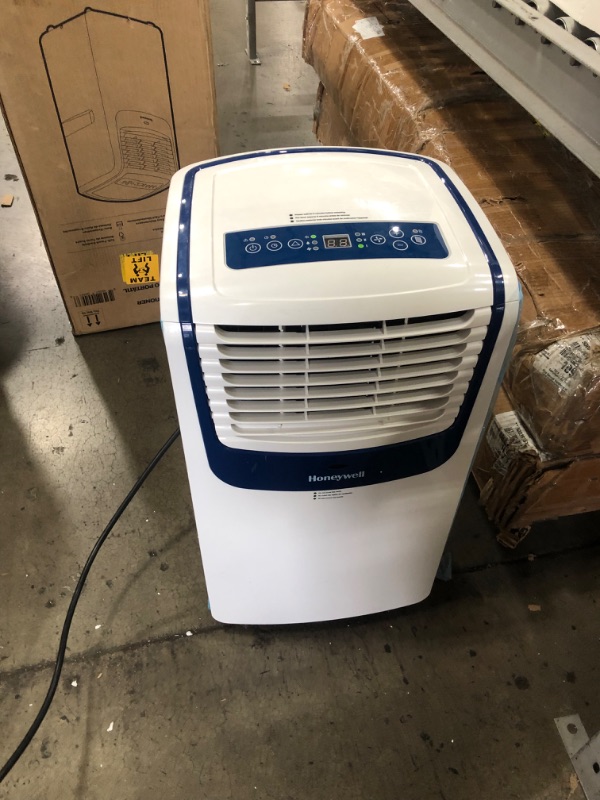 Photo 3 of (MISSING ATTACHMENTS) Honeywell Black MO08CESWB6 9,100 (ASHRAE)/6,100 BTU (SACC) Portable Air Conditioner-White, 400 Sq. Ft
