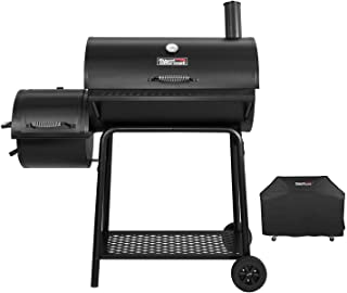 Photo 1 of (DENTED SIDE) Royal Gourmet CC1830FC Charcoal Grill Offset Smoker (Grill + Cover)